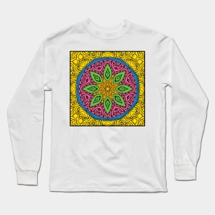 Circle Mandalas 166 (Style:9) Long Sleeve T-Shirt